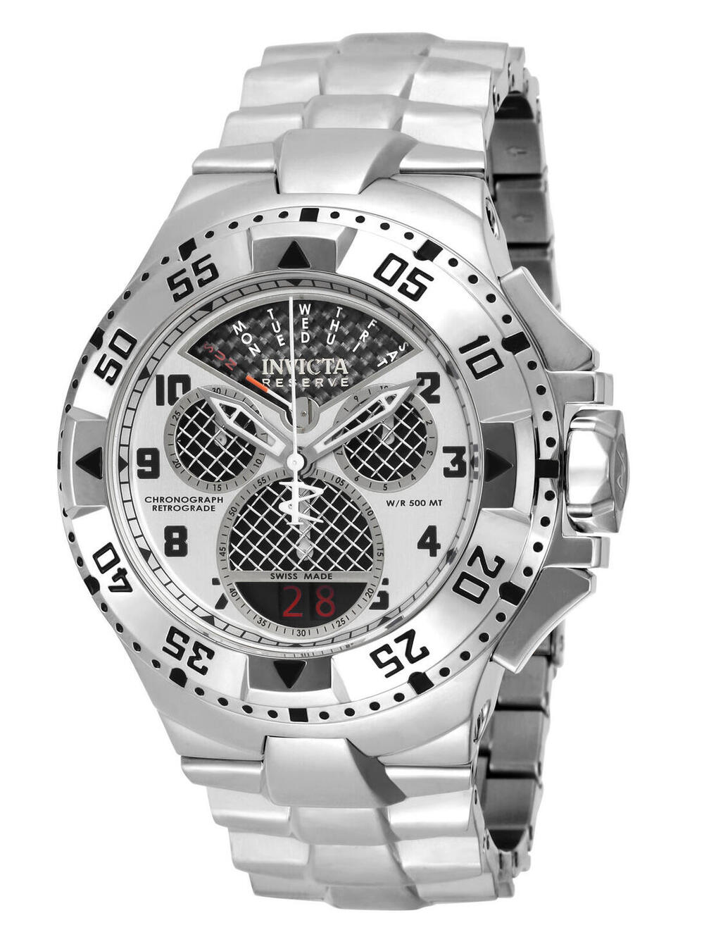 Invicta Excursion Swiss Ronda 8040.N Caliber Men's Watch - 50mm, Steel (17468)